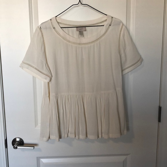 LOFT Tops - Cream Blouse